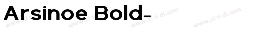 Arsinoe Bold字体转换 Arsinoe Bold字体转换